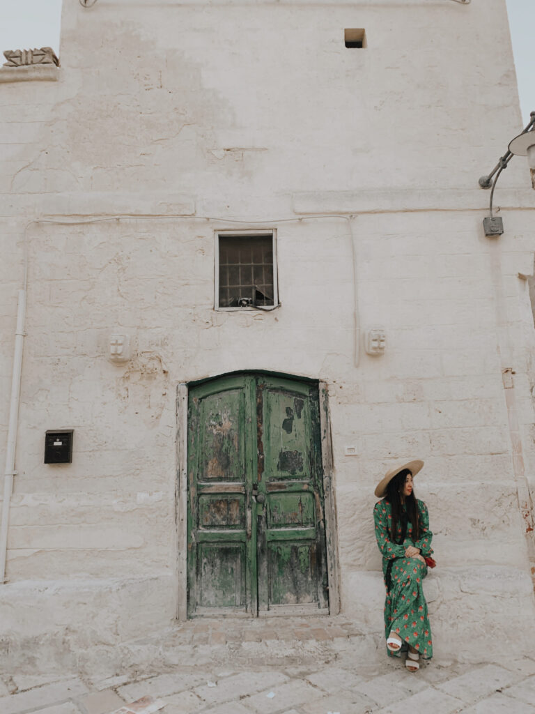 Beautiful building textures in Matera