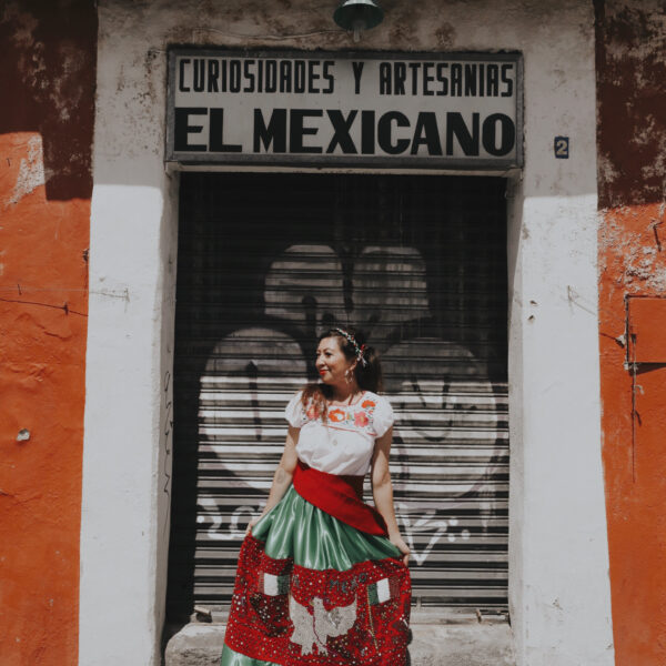 China Poblana dress in Puebla