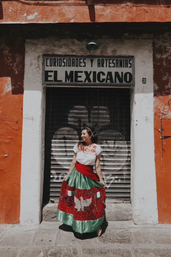 China Poblana dress in Puebla