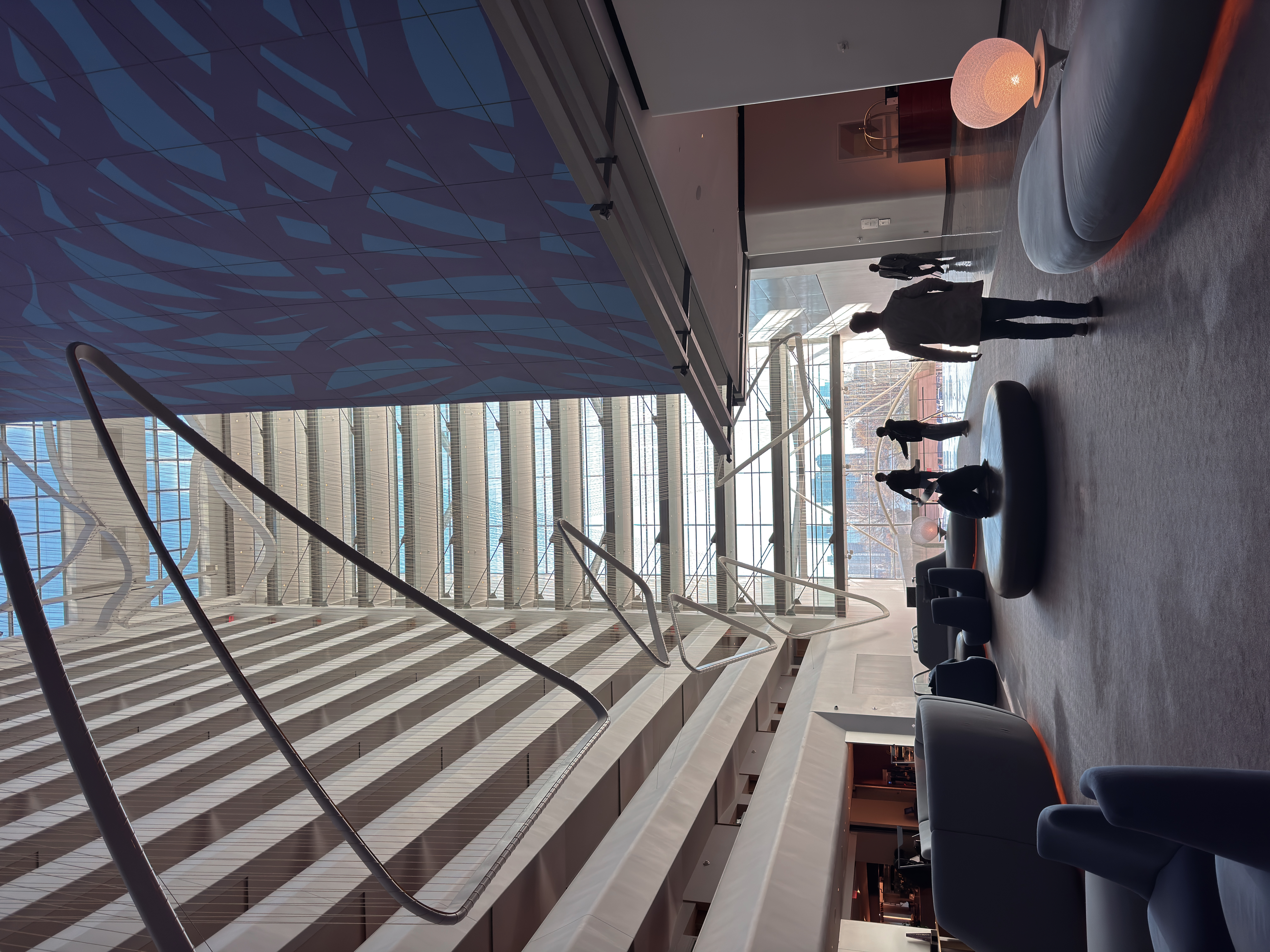 Lobby inside Conrad Downtown New York