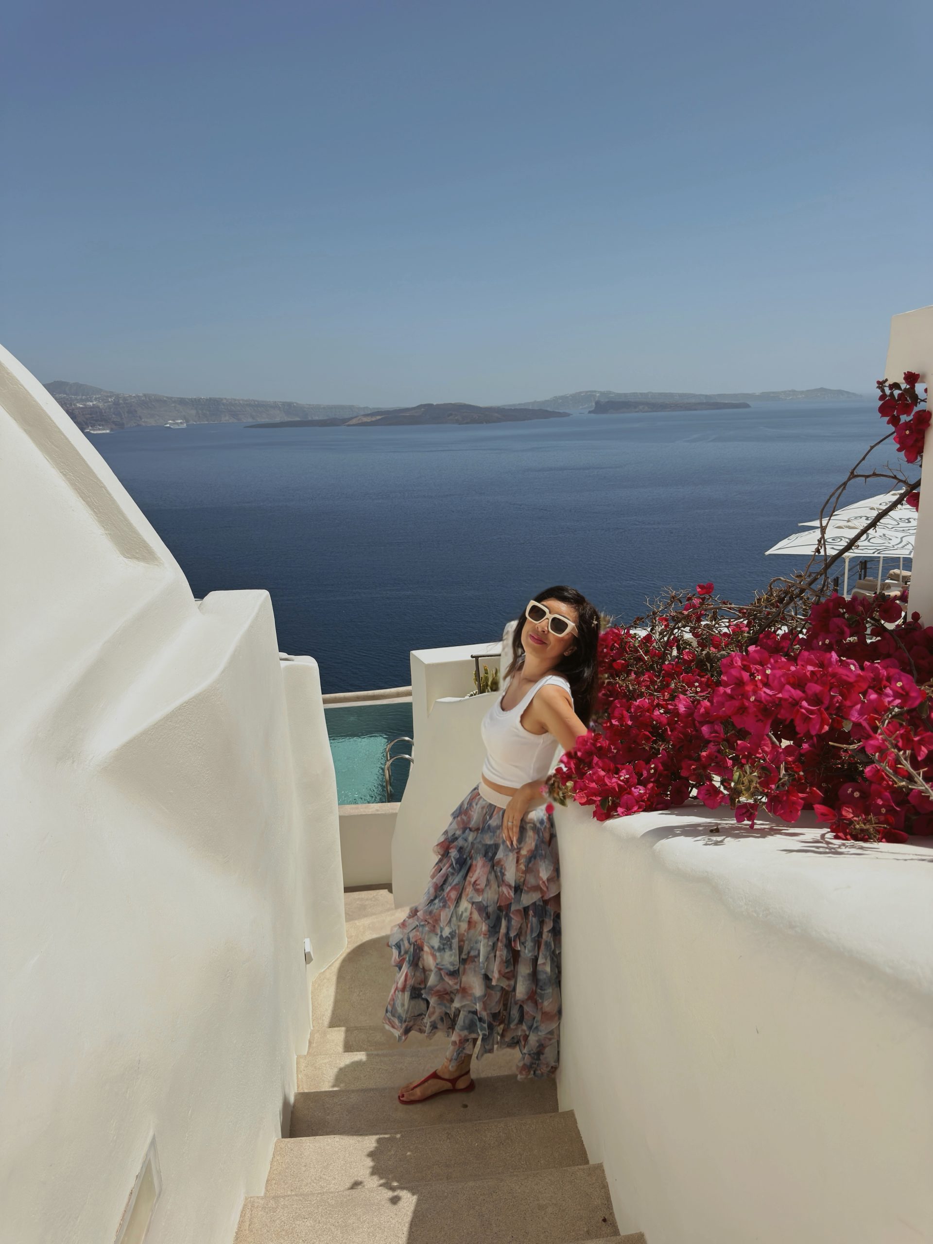 View from Andronis Boutique Hotel in Santorini, Greece