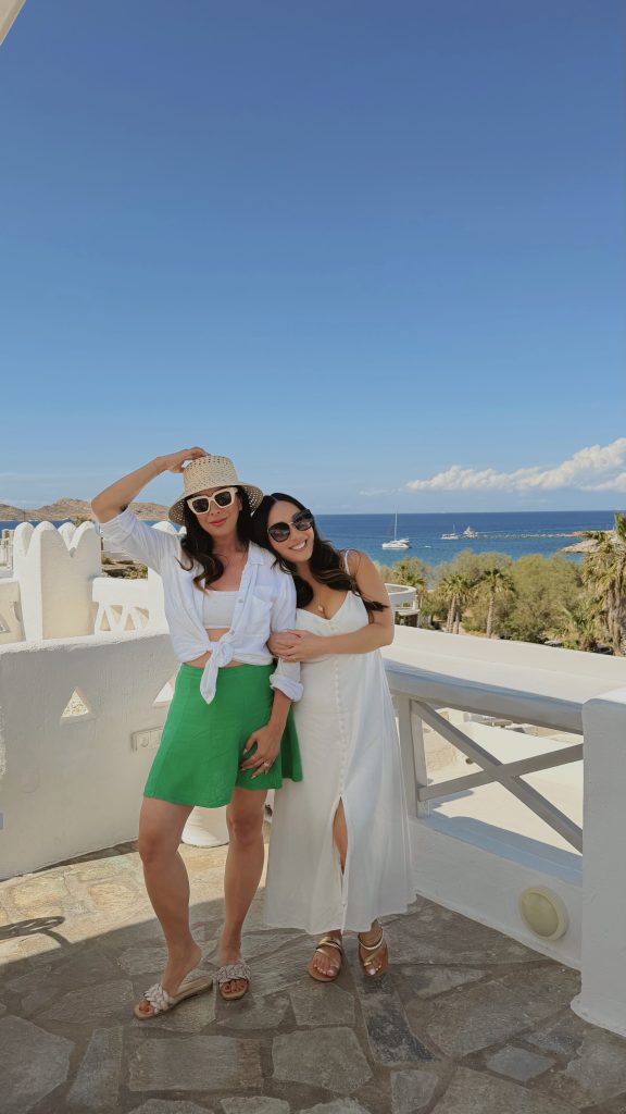 Connie and Betty in Paros