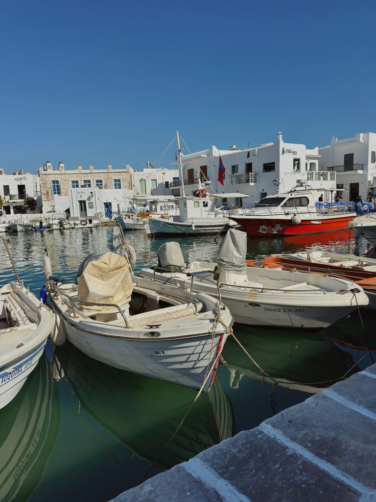 Fishing boats in Paros