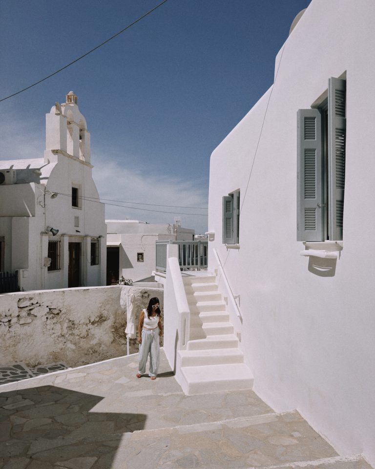 Chora neighborhood in Naxos