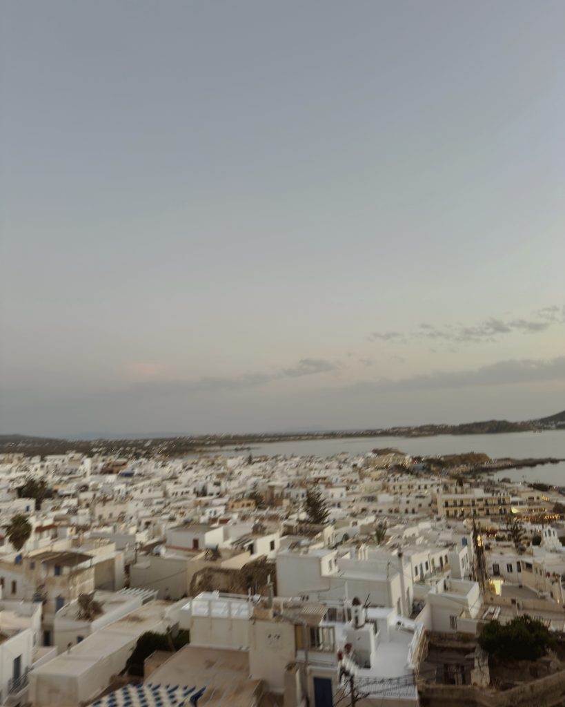 Rooftop views in Naxos