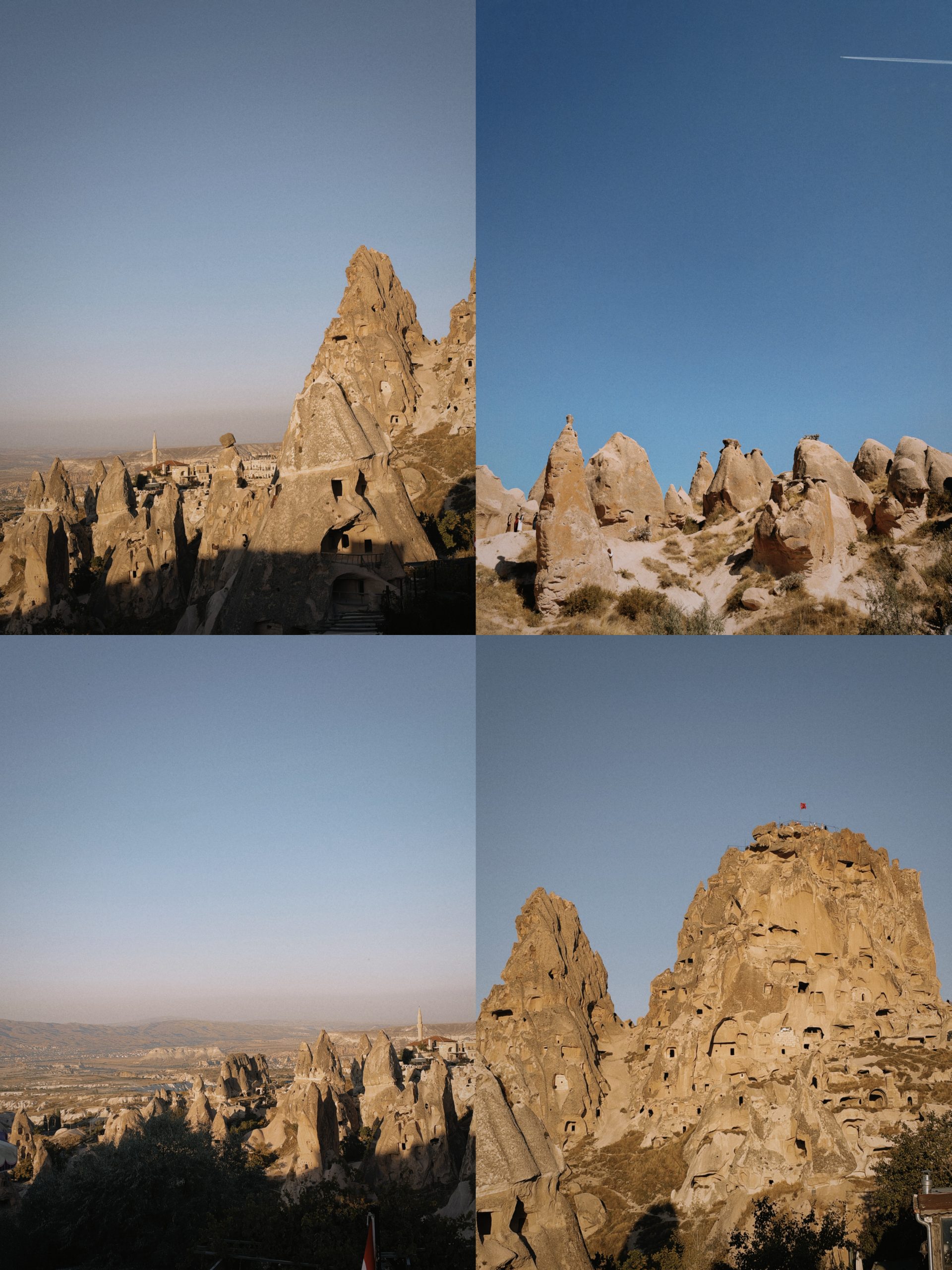Fairy chimney rock formations at the Cappadocia UNESCO site